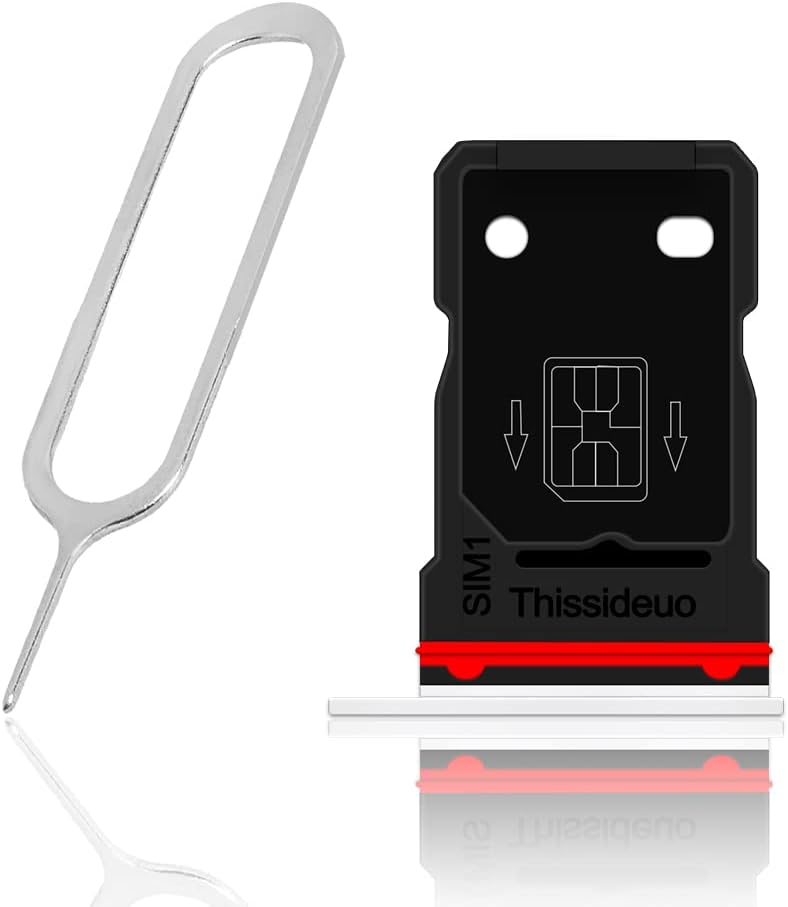 Generic 8 Replaceable Easy to Install Durable Single SIM Card Tray Holder w/SIM Card Ejection Pin Compatible