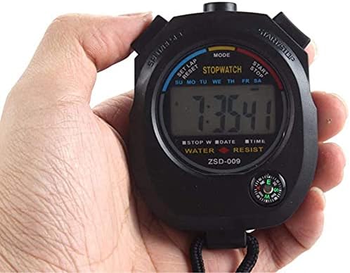 Multi-Function Electronic Digital Sport Stopwatch Timer, Large Display with Date Time and Alarm Function,Suitable for Sports Coaches Fitness Coaches and Referees (10pack)