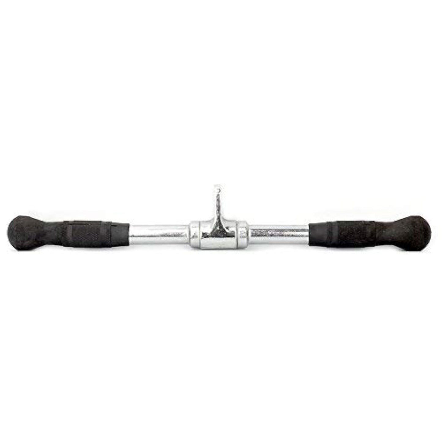 qibylift Barbell Cable Attachment For Cable Machines,Lat Pull Down Cable Machine Attachments,Tricep Press Down Bar,Revolving Straight Curl Pulldown Bar with Rotating & Rubber Handle Grips(20 Inch)