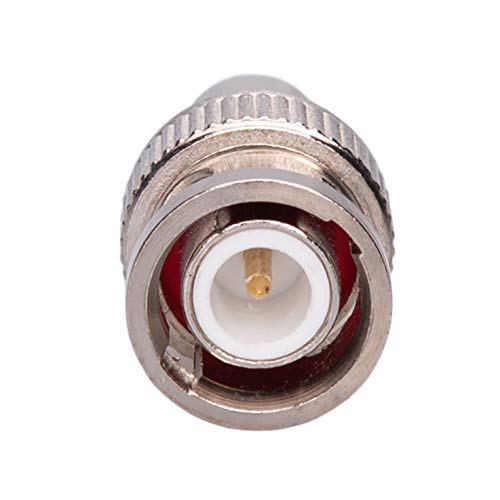 Keple BNC Male to RCA Female Phono Adapter CCTV Power Coax Coaxial Coupler Connector Plug Adaptor Compatible with CCTV