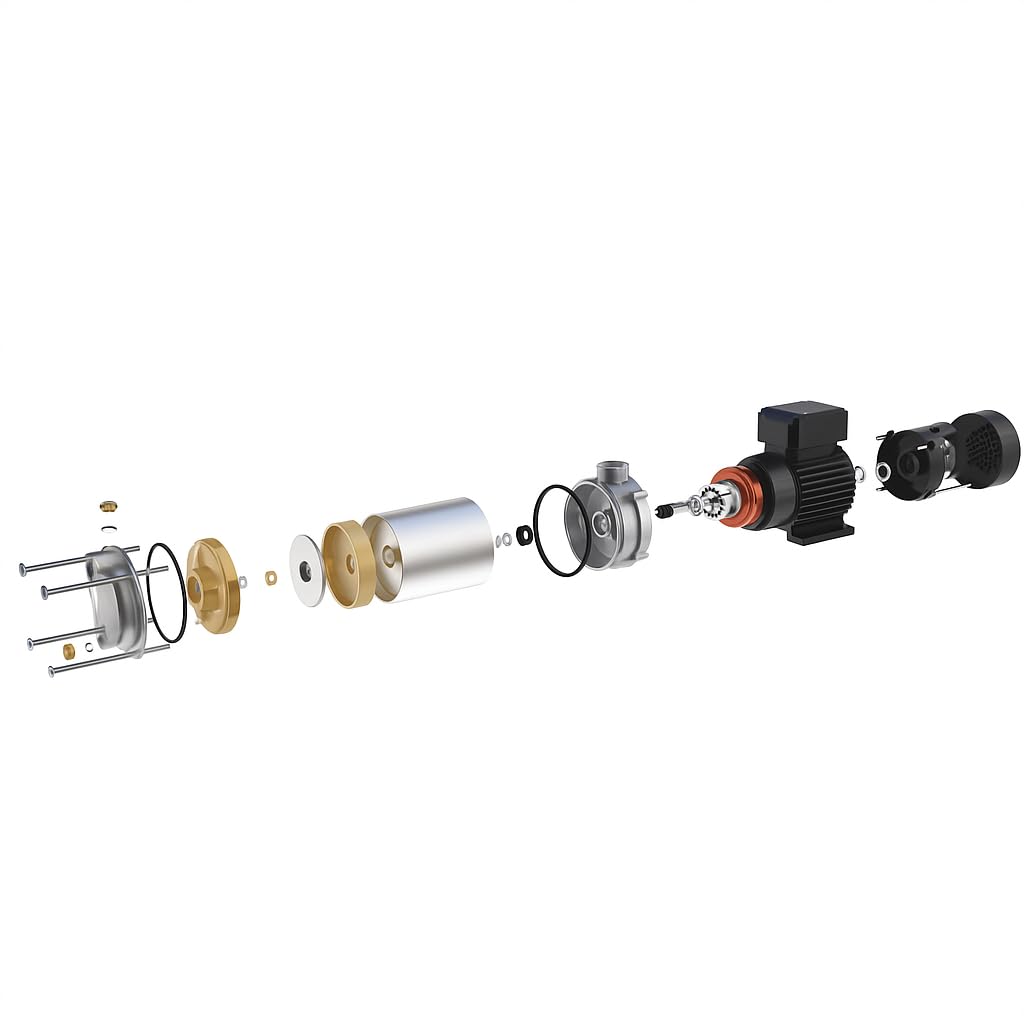 ELPIS Pro MHS90-4M Multistage Water Booster Pump, 1.1 kW (1.5 HP) Stainless Steel, 23.8 GPM, 144 ft Head, 1" NPT, 120V 60Hz for Home Pressure & Irrigation