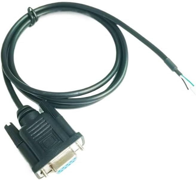 VCALDGFZ 9 DB9 3-Pin Cable(1m) Satellite Receiver Firmware Update Flash Cable Pin Female to Terminal Update Upgrade
