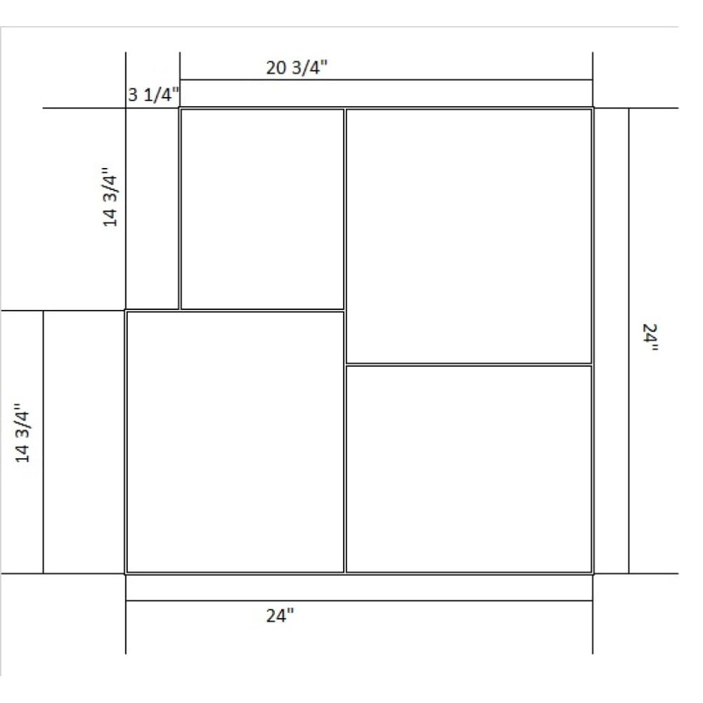 Ashlar Slate Stone Concrete Stamps Mats Set of 5 - Made in USA 24" x24” - Durable Polyurethane, Flexible & Rigid Forms for Driveways and Patios – (SM 3001/S-5)