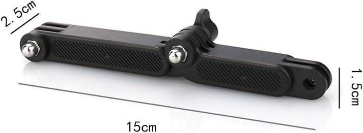 ThtRht 2 Pack Action Camera Curved Extension Arm Adjustable Rotating Camera Mount Joint Adapter for Mobile Phone Chest