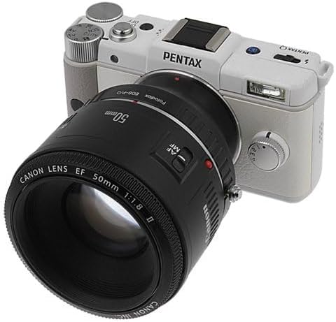 Fotodiox Lens Mount Adapter Compatible with Canon EOS Lens to Pentax Q-Series Camera, fits Pentax Q Mirrorless Cameras