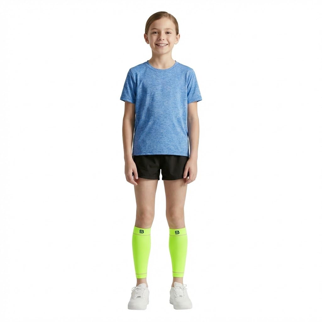 Calf Compression Sleeve for Women - Moisture-Wicking Leg Support for Shin Splints, Running, Work & Sports