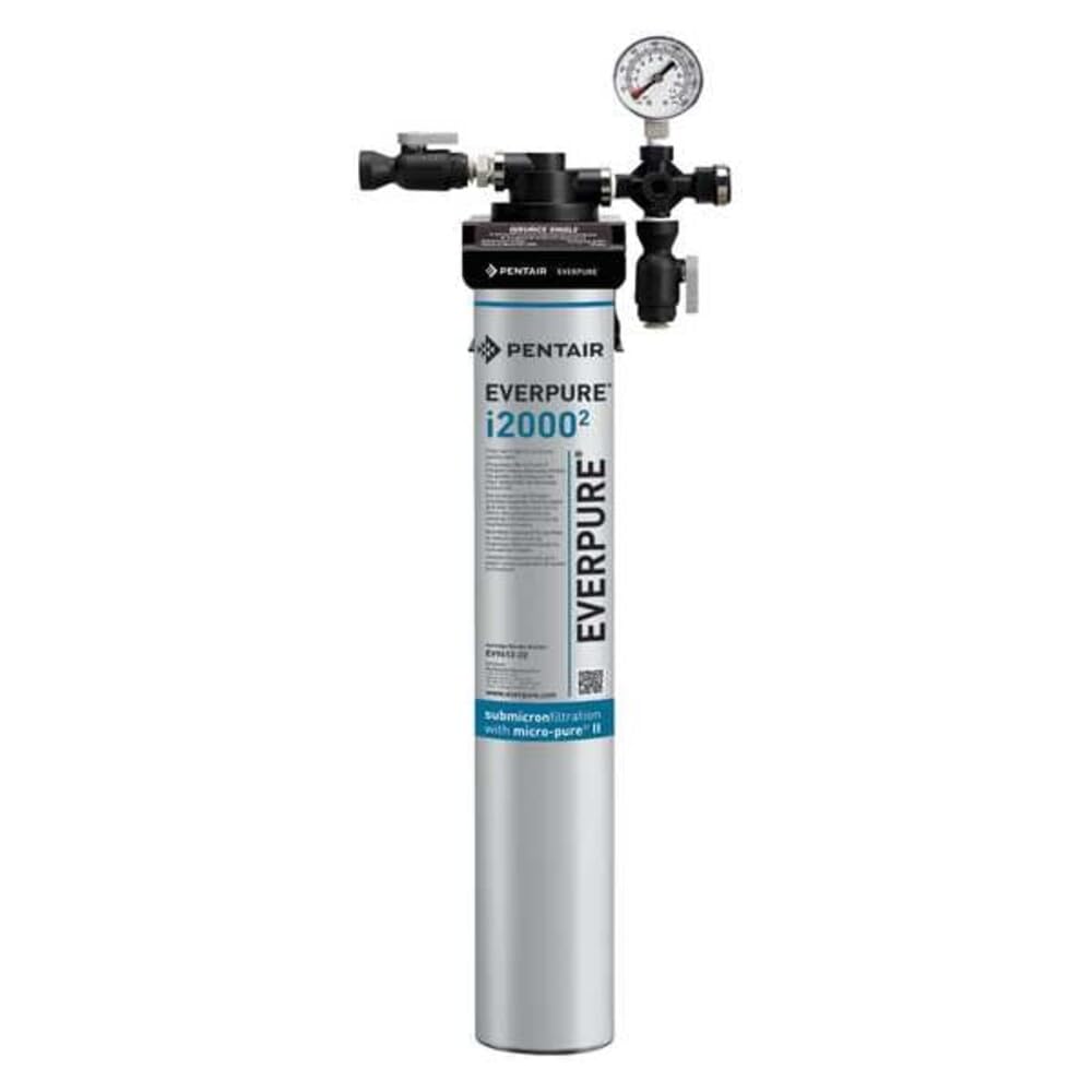 Everpure EV932401 Water Purification Unit, 18"L x 18"W x 21"H, Aluminum, Automatic Shut-Off