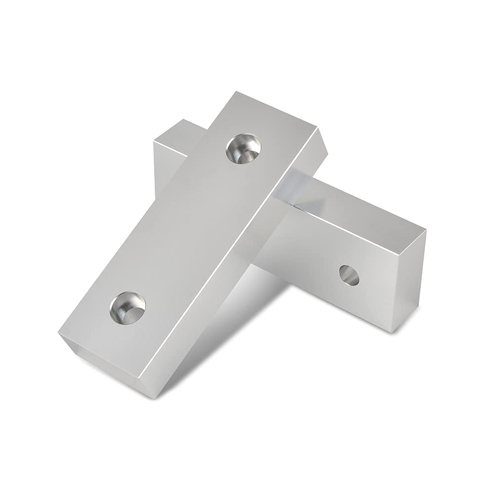 10 Set 20pcs 6 x 2 x 1 Soft Jaws Set Standard Machinable Aluminum Compatible with Kurt 6" Vise Jaws
