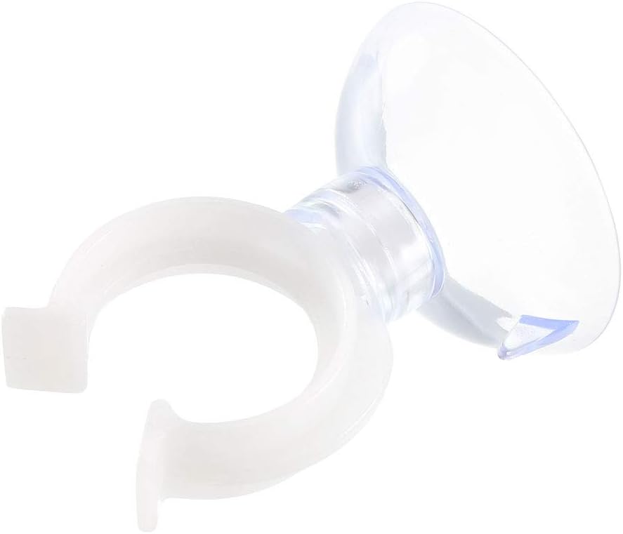 Uxcell Aquarium Suction Cup Clips - Airline Tube Holders for Fish Tank | Clear 17mm, 20 Pcs