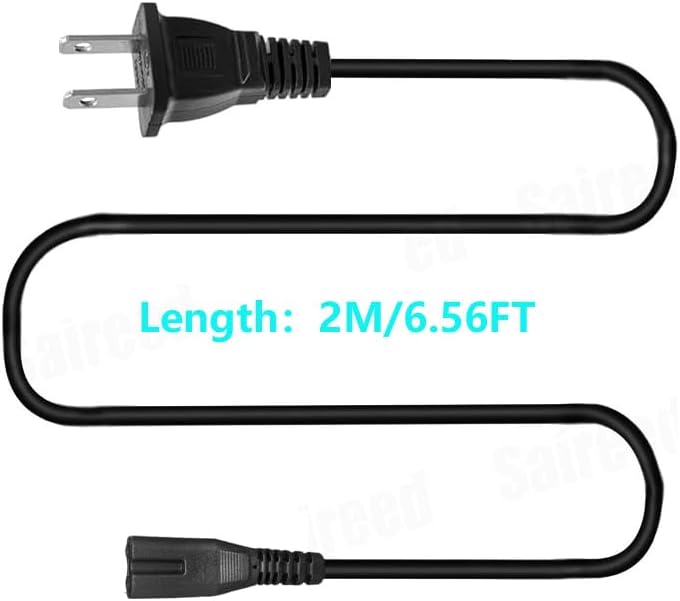 RUITROLIKER HT-S100F HT-S40R/HT-G700 2 M/6.56 AC Power Cable for Soundbar,Power Cord Compatible for Soundbar FT