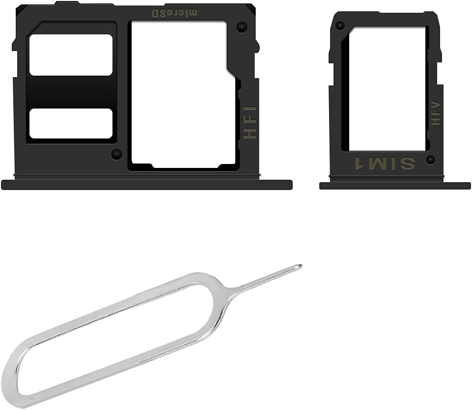 AceSoft A6+ SM-A605F Lightweight Standard Durable SIM and Memory Card Tray Holder w/SIM Card Ejection Pin Compatible