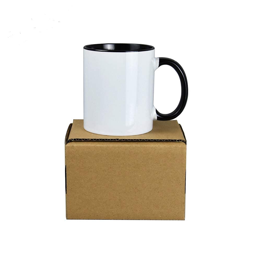 ARTONUSA 11oz Sublimation Blank Coffee Mugs,Set of 24