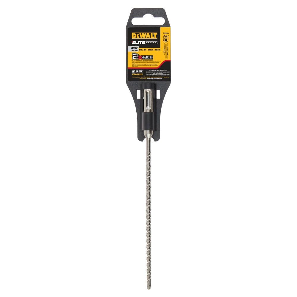 DeWalt DW5504B25 DeWalt 3/16" x 6" x 8-1/2" Solid Rock Carbide™ SDS+ (Bulk-25)