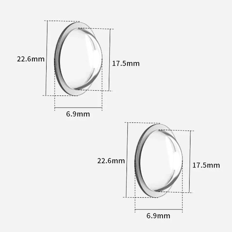 Generic 360 (2) Car Camera Lens Protector,Car Panoramic Camera Protective Cover,Clear Transparency Weatherproof Cars