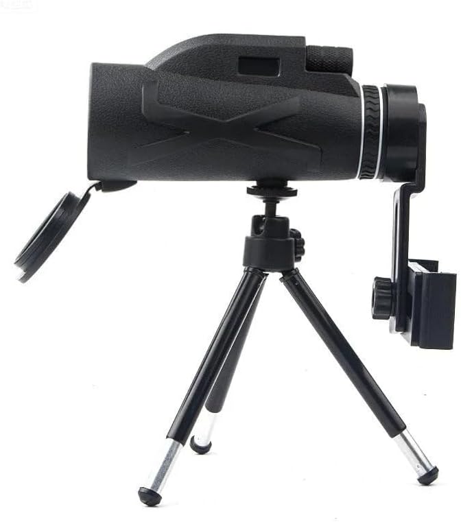 Generic 80x100 Monocular Telescope for Adults High Powered, Monocular for Adults, Compact Low Light Vision