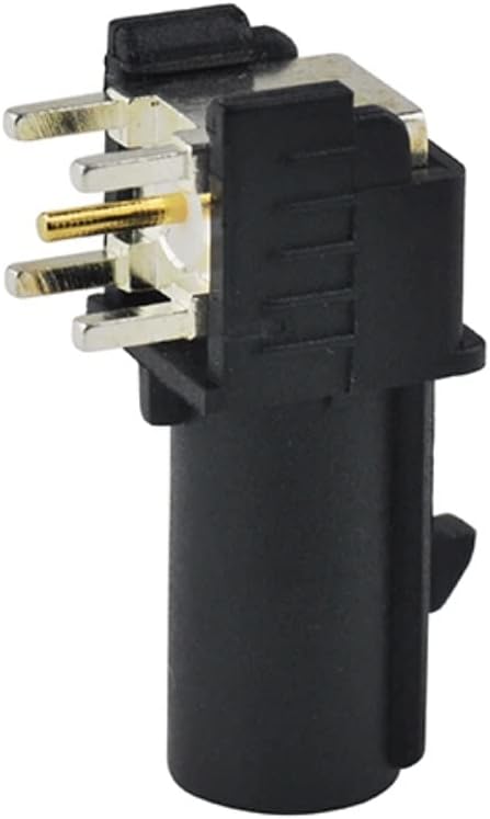 keisnoaja 50ohm Fakra SMB A Male RF Coaxial Adapter, Fakra A Male PCB Mount Right Angle Connector for GPS Telematics