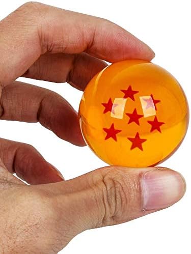 Skiennix Unisex Acrylic Resin Transparent Star Balls | 7-Piece Anime Cosplay Props Set - 43mm Diameter
