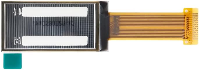 JESSINIE 1.3" 128x64 SH1107 OLED Display Screen, Vertical LCD, Driver, SPI/IIC Interface White