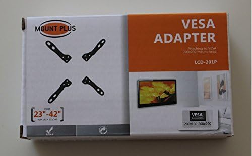 201P 100x100mm 200x200mm 200x100mm 23" 42" Mount Plus Adapter Bracket Convert VESA to VESA and (Fits Most to Flat Panel