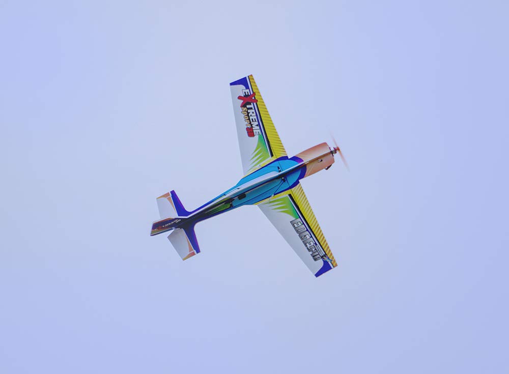 Viloga RC Plane Kit - 710mm Xtreme Sports PP Foam Airplane Model for Adults, 3D Aerobatic Outdoor Flying (KIT+Motor+Servos+6CH Receive RX445(FRSKY D16))