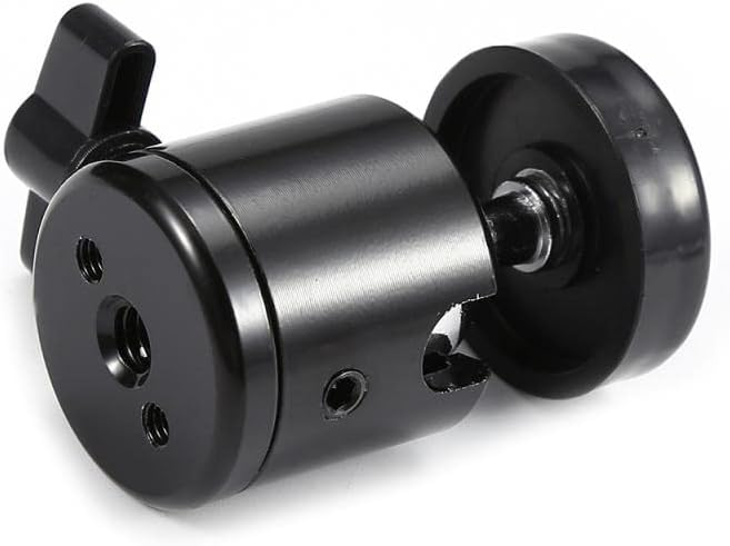 Delsmile 1/4 Mini Ball Head Screw Rotating Tripod SLR Camera Camera Light Bracket and Durable SLR Camera Tripod Bracket