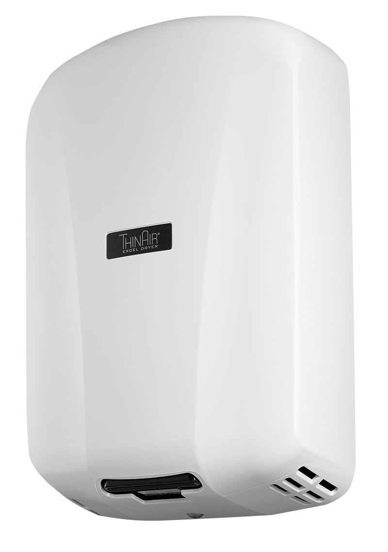 ThinAir Hand Dryer, Excel Dryer TA-ABS-110V, Commercial Hand Dryer, Automatic Hand Drying, ADA Compliant Hand Dryer 110-120 Volt