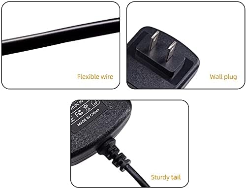 BestCH 4FT SDVD7040 7" Cable AC Power Adapter Charger for Sylvania Portable DVD/Media Player PSU