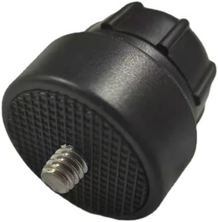 1/4" 17mm Kado Screw Thread to Ball Head Bracket Connector Black, Adapter Universal for Tripod Portable Monitor