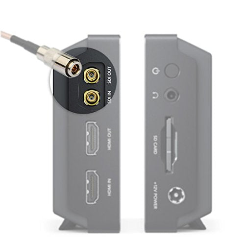 1.0/2.3 75 2 60cm 3G BINGFU DIN Male to BNC Male Ohm Video SDI Cable feet for HD SDI Video Recorder Camera Assist