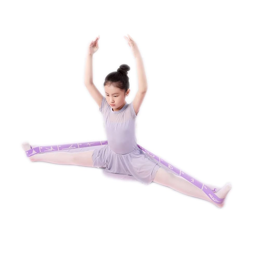 Xensamy 2-Pack Kids Stretch Band &Stretching Strap for Ballet, Cheer & Yoga – 8-Loop Adjustable Bands Elastic Equipment for Dance,Gymnastics Exercise, Flexibility and Children's Fitness Stuff