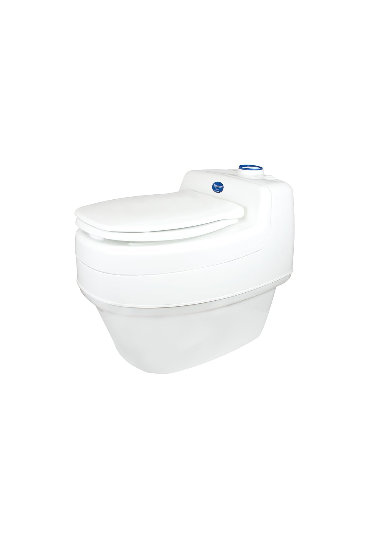 Separett Villa Urine-Separating Compost Toilet | No Additives or Mixing Needed | High-Capacity Design | For Homestead, Schoolie, Cottage Use