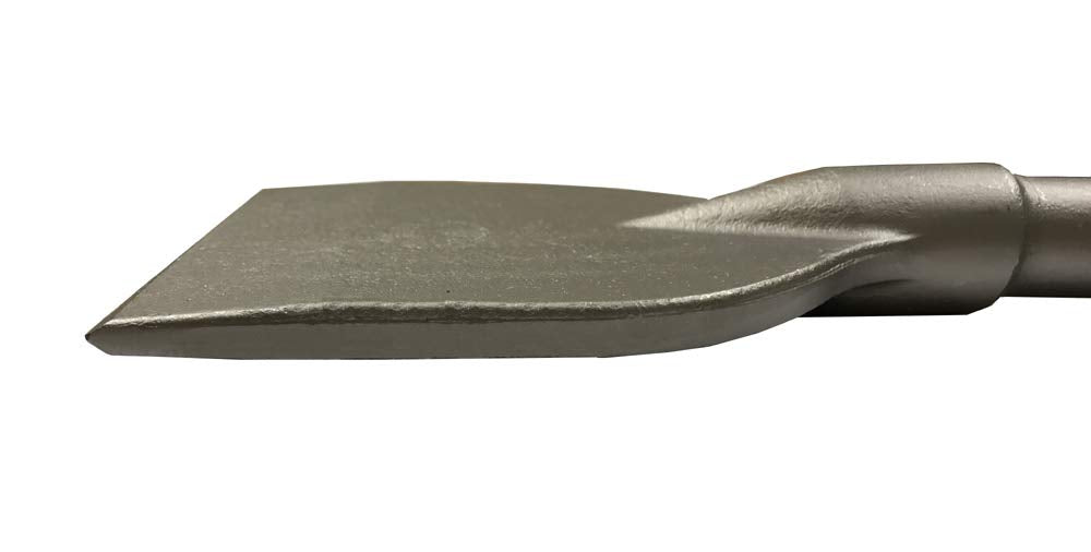 19.5" Long 805/905 TE-S Shank Style Asphalt Cutter, 5" Wide HEAVY DUTY - Use in the Following TE Hammer Models - 800, 805, 905, 906, 1000, 1500, 2000 that Use the TE-S Style Shanks - Champion Chisels