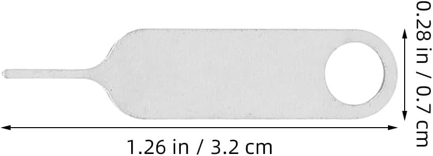 500pcs Sim Card Ejector Pin Stainless Steel Phone Sim Removal Tool Anti-Lost Mobile Phone Card Pin Compatible