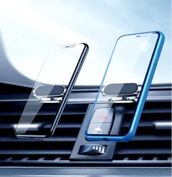 BelaGoods VIDA 8Magnet 360 15/14/13/12 BelaGoods Magnetic Car Phone Mount for Dashboard & Vent, Rotating Mini Phone