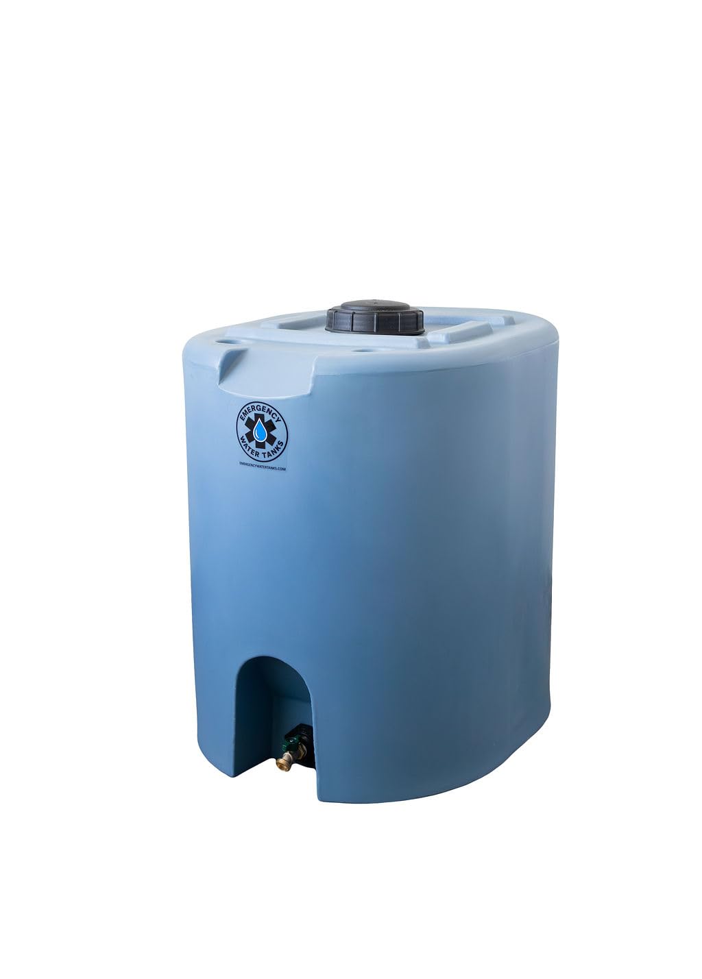55 Gallon Stackable Emergency Water Storage Tank – Food Grade BPA-Free Water Container for Long-Term Home Preparedness