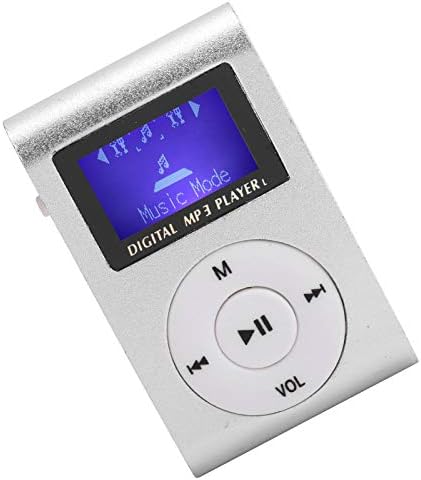 Zopsc-1 MP3 Portable Mini Music Player with LCD Screen, Built-in Memory, Expansion Slot, Sports Back Clip, Ultralight