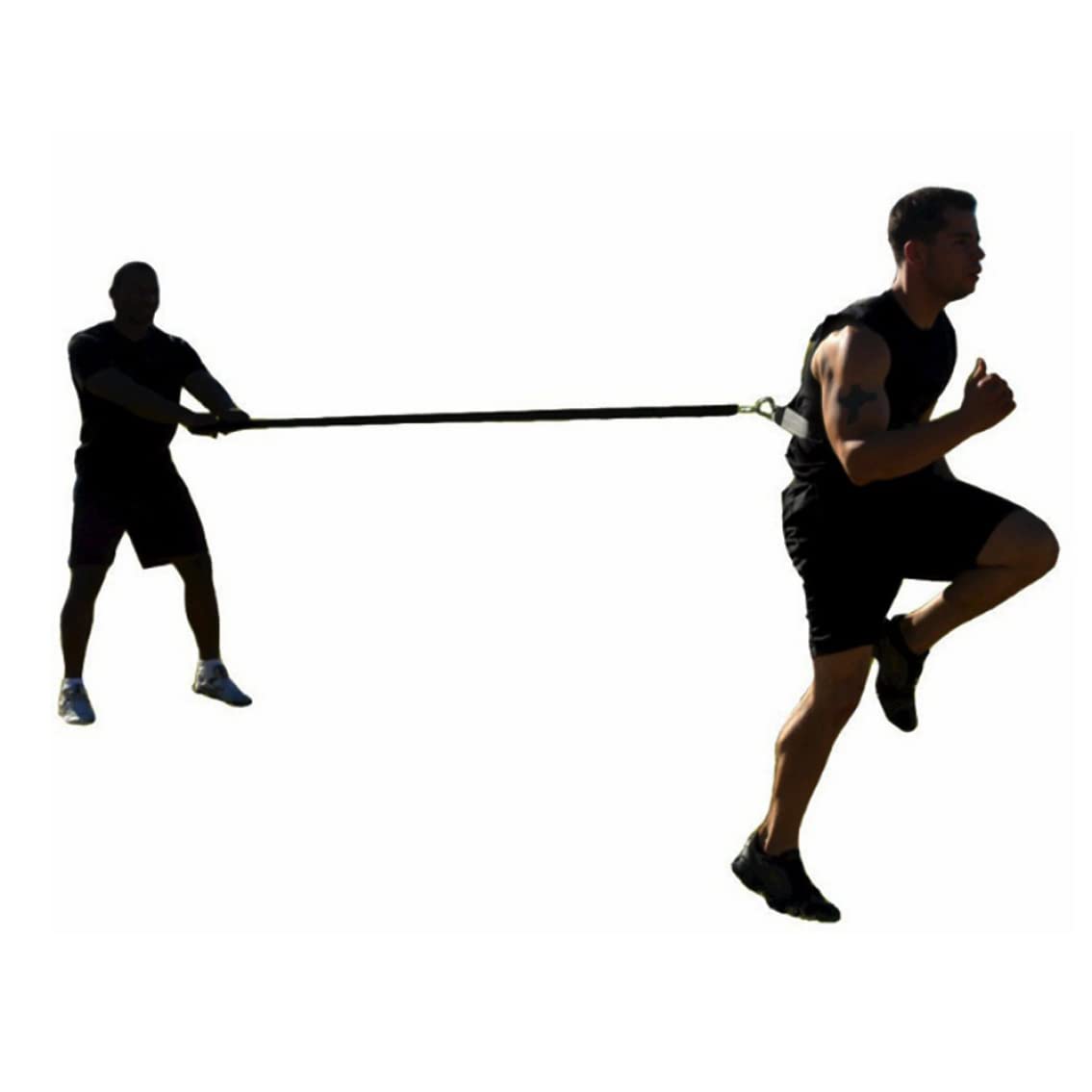 Sled Harness Tire Pulling Speed Resistance Power Belt Adjustable Weight Trainer with Pull Strap, Resistance Bands Bands
