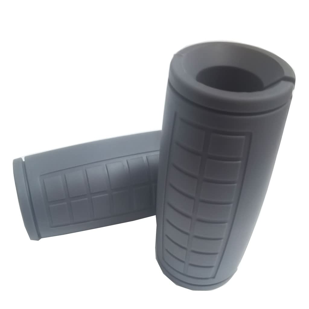 yuhqc Weight Bar Grips Fit Standard Barbell, Dumbell Handles, Thick Bar Training Adapter for Weightlifting & Cable Attachments Fitness Training Rope Grips for Body Arm Forearm Builder Strength(Gray)