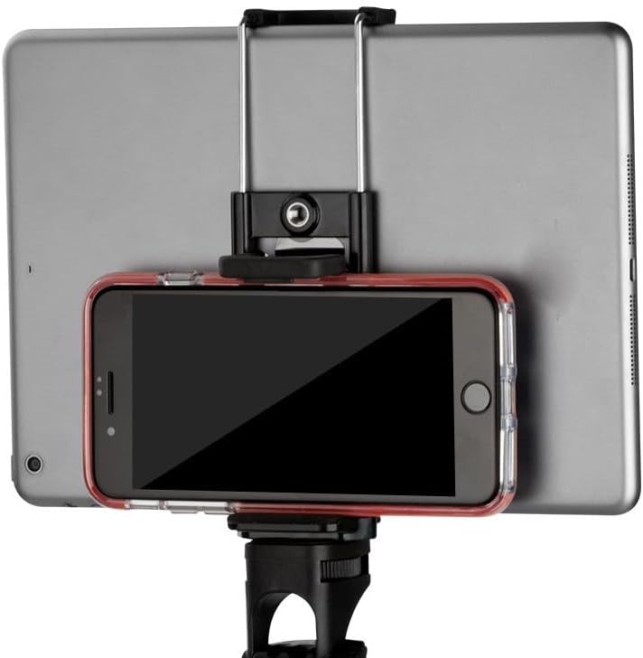 ThtRht 2 Pack 1/4 inch 2 1 Universal Tablet Tripod Mount Adapter with Standard Screw Thread in Phone Tripod Mount Clip