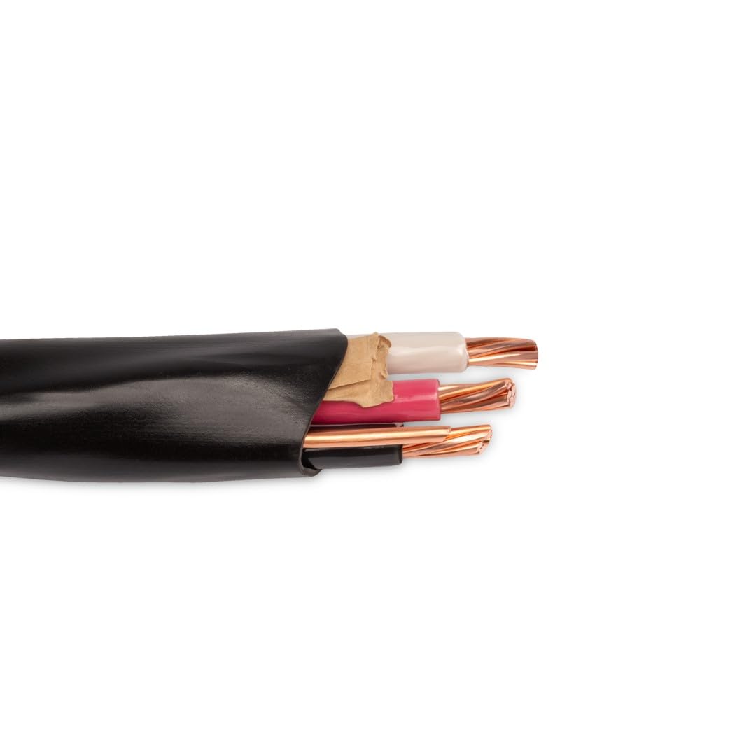 Wirenco 8/3 NM-B, Non-Metallic, Sheathed Cable, Residential Indoor Wire, Used for Wiring Swiches, Outlets and Other Loads with Dry Applications (75Ft Cut)