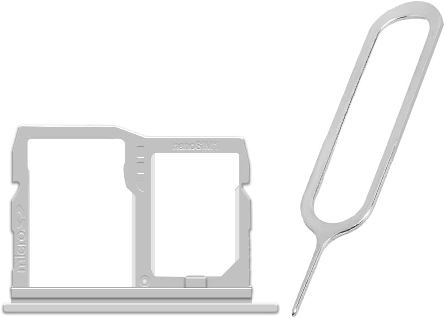 generic LM-K300TM Lightweight Standard Durable SIM and Memory Card Tray Holder w/SIM Card Ejection Pin Compatible