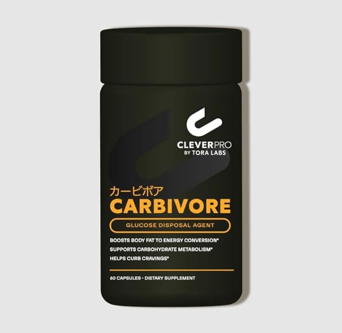 Carbivore Glucose Disposal Agent ??Supplement & Metabolism Booster??Supports Carbohydrate Metabolism, Converts Body Fat to Energy ??60 Capsules