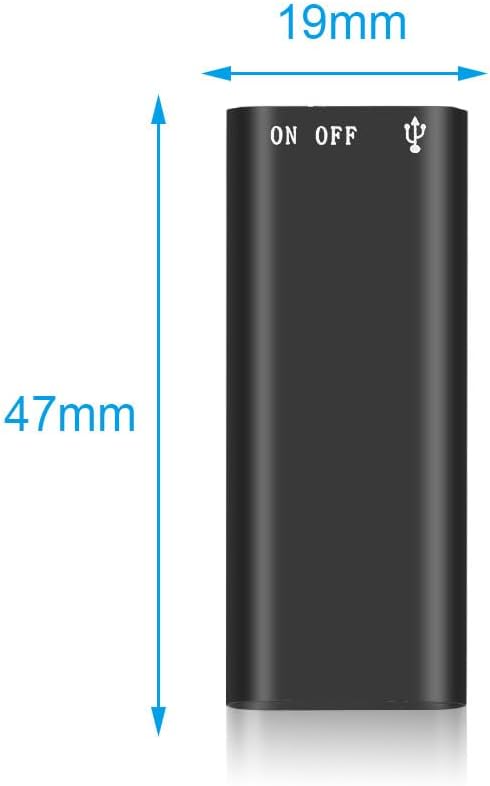 Generic 1pc 8GB MP3 Professional Voice-Activated Digital Recorder, High-Definition Noise-Canceling Player, Ultra-Thin