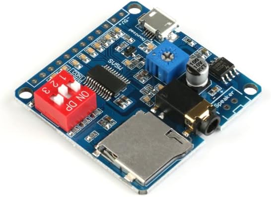 JESSINIE DY-SV5W MP3 32G Voice Playback Module Player Music Voice Board IO Trigger UART Serial Adapter Control Playback