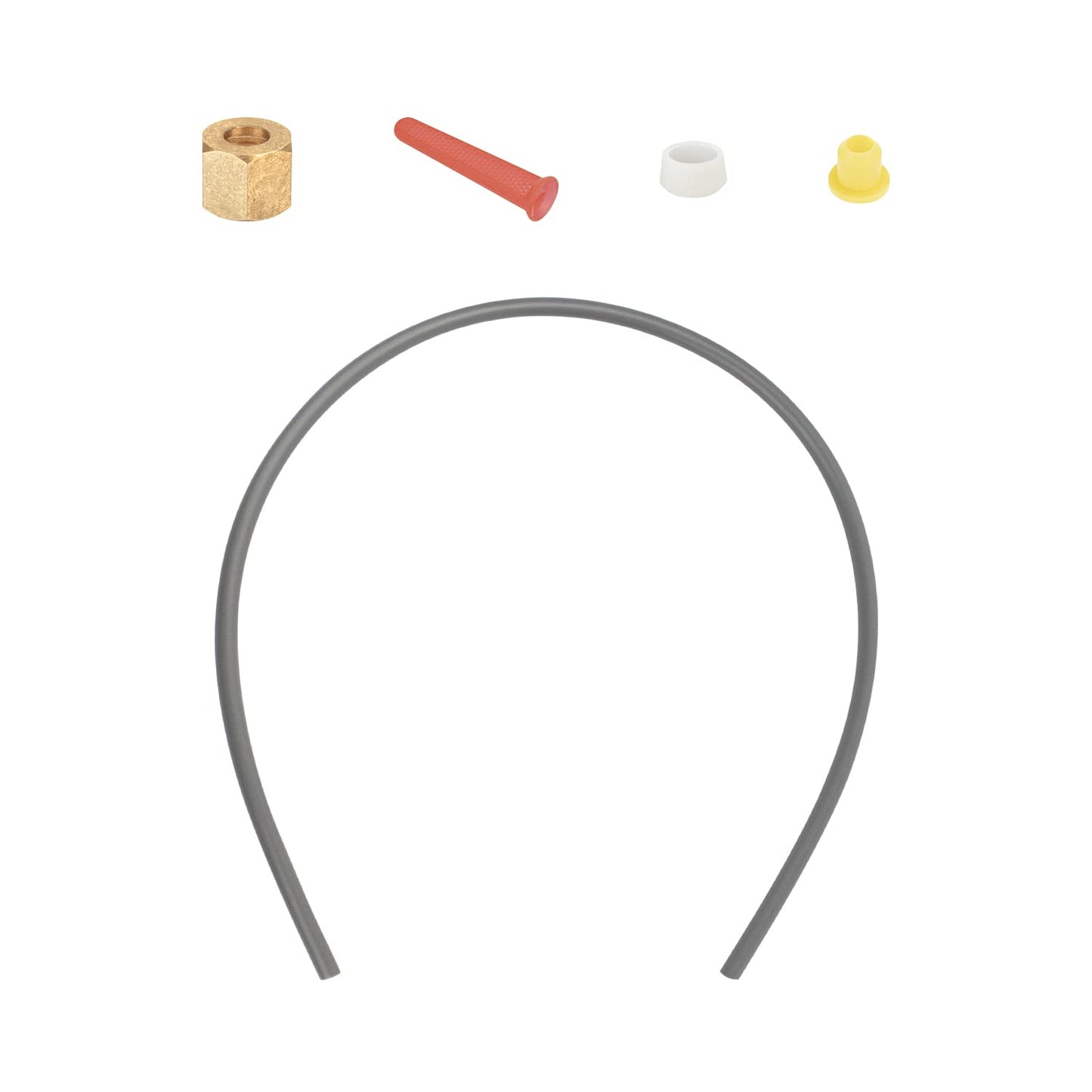 TNITRIB for Aprilaire 600 Humidifier Assembly-Feed Tube with Compression Sleeve and Nut (4335)&Included in-Line Strainer (4004)、Yellow Orifice (4231)