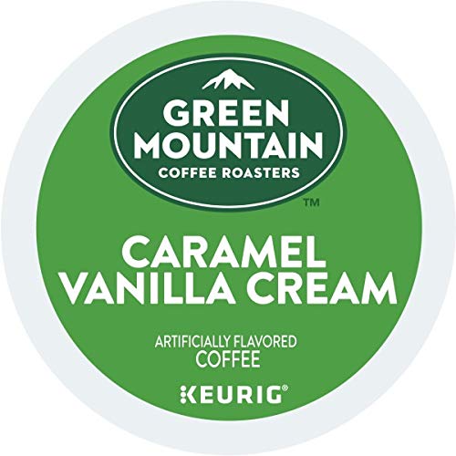 Green Mountain Coffee Roasters Caramel Vanilla Cream Coffee - Light Roast K-Cup Pods, 96 Count