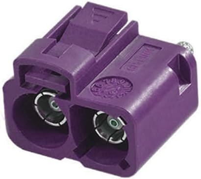 RG316 RG174 15mm 50ohm Fakra SMB D Double Female Straight RF Coaxial Adapter, Fakra D Double Female Connector Short