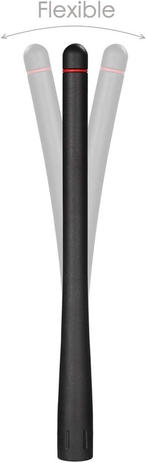 BINGFU 136-174MHz 2-Pack HX210 HX870 HX890 HX300 HX380 HX40 HX280 HX290 HX370 Handheld Marine VHF Radio Antenna Rubber