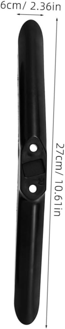 KALLORY 2pcs 55 Inch Tv Stand Legs for LCD LED Tvs, Stable Black Plastic Tabletop Television Base with Screws