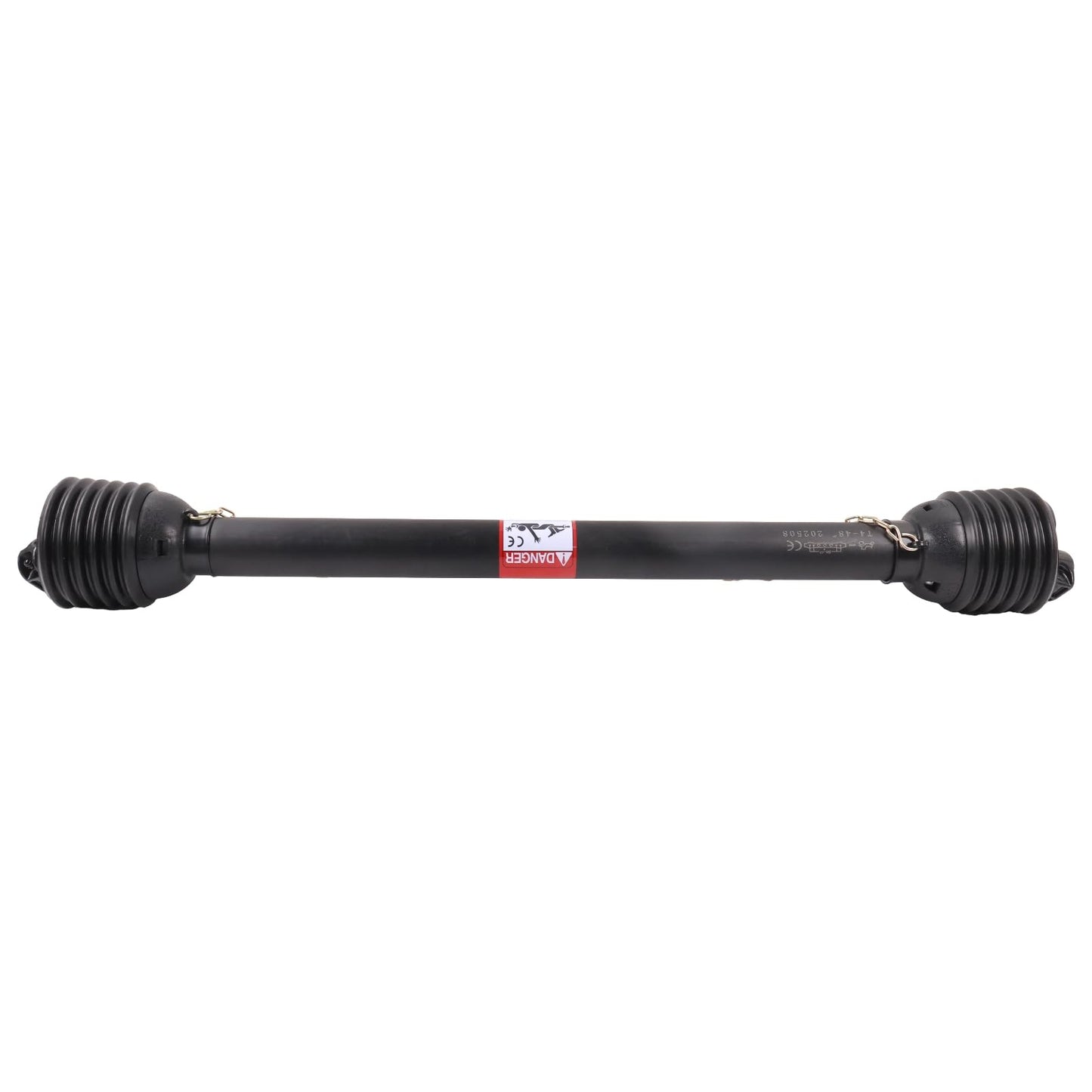 KSQOON PTO Drive Line, Post Hole Digger (1-3/8" x 6 Spline Quick Disconnect Tractor End) 48" -68", 4 Series